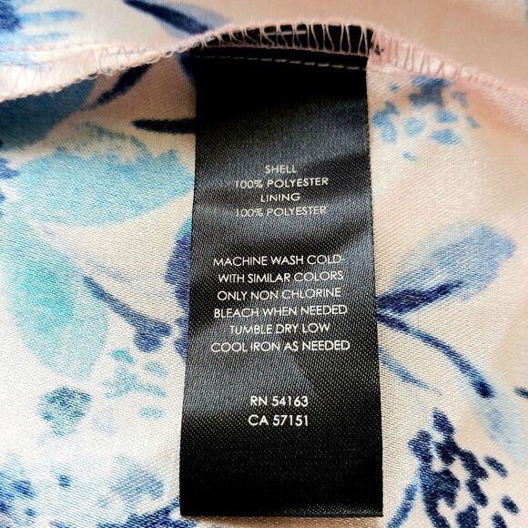 JESSICA HOWARD Easter Dress Pink Blue Floral Sleeveless Ruffled Wrap Size 18W - Picture 8 of 13